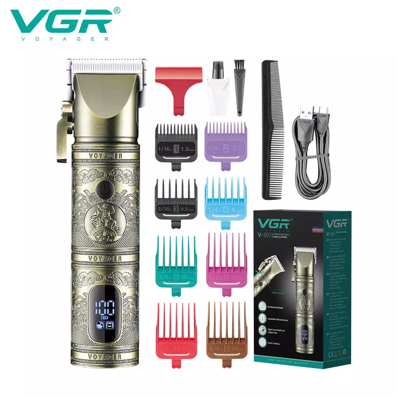 ماشین اصلاح موی سر و صورت وی جی ار مدل V-697