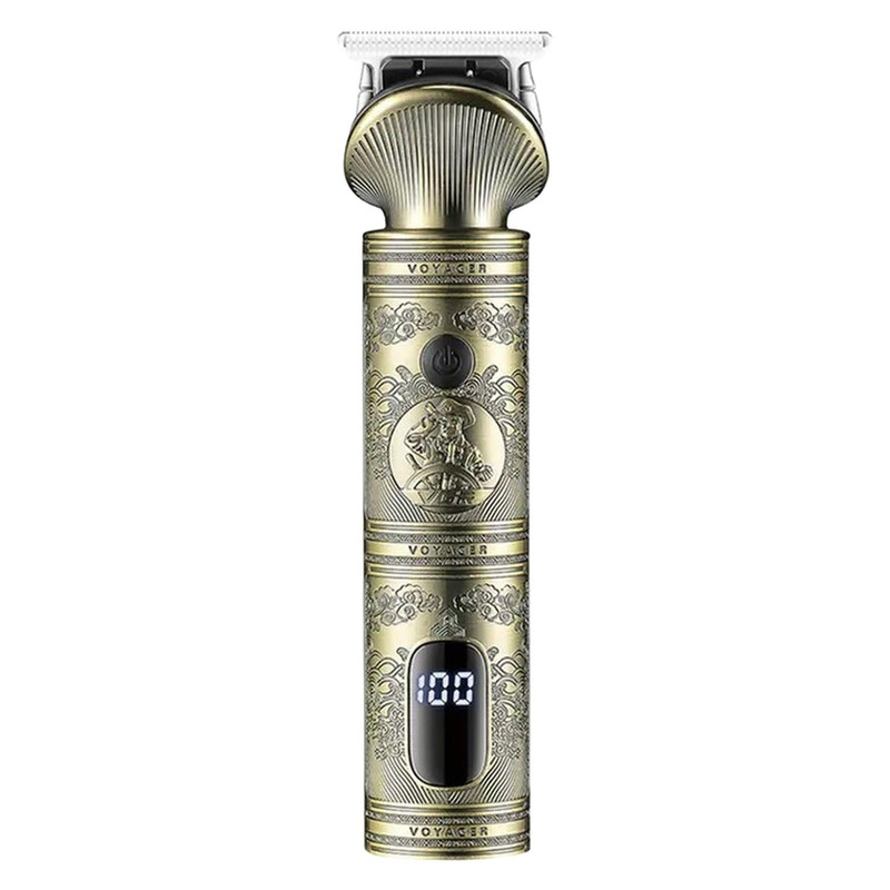 ست ماشین اصلاح موی صورت و بدن وی جی ار مدل V-106 با تیغه استیل پیشرفته، قابلیت اصلاح خشک و مرطوب، باتری 1200 میلیآمپر ساعت، شارژ سریع، نمایش وضعیت باتری، طراحی ارگونومیک، همراه با 9 عدد شانه و کیف نگهداری