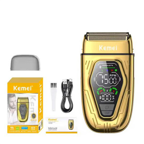 ماشین اصلاح موی صورت و بدن شارژی کیمی کد KM-T360