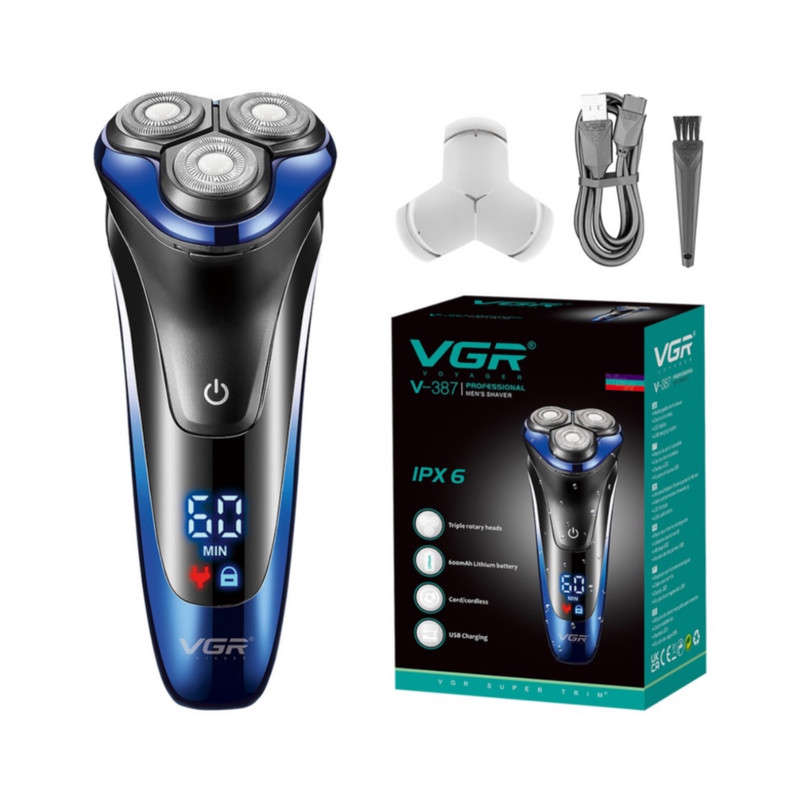 ماشین اصلاح موی صورت وی جی ار مدل V-387
