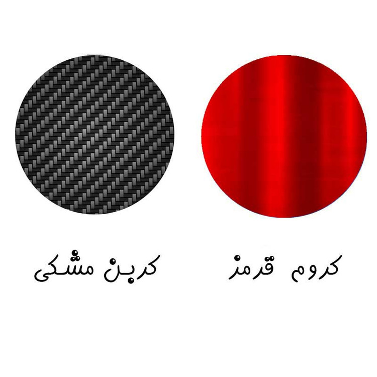 برچسب پارکابی خودرو لندمون کد LC035 MR مناسب برای تندر90 پلاس مجموعه 4 عددی به همراه جاکلیدی