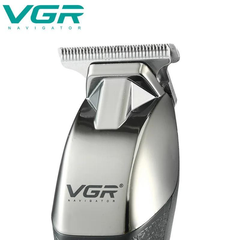 ماشین اصلاح موی سر و صورت وی جی ار مدل V-171 با تیغه استیل پیشرفته، برش مستقیم، استفاده به صورت خشک و مرطوب