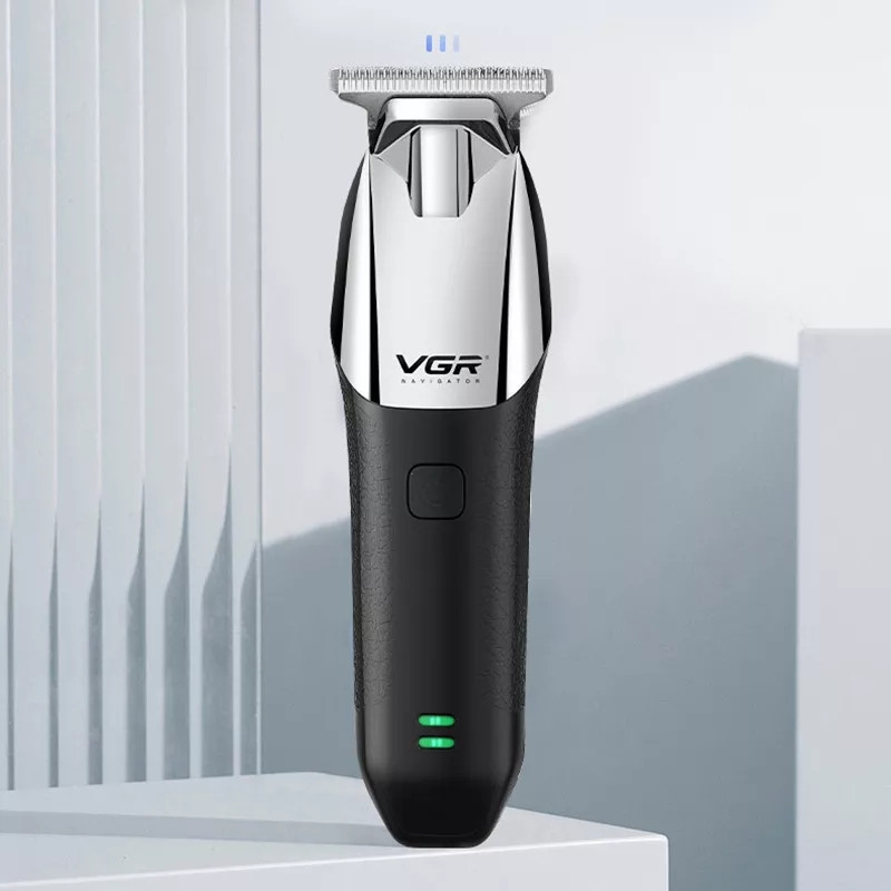 ماشین اصلاح موی سر و صورت وی جی ار مدل V-171 با تیغه استیل پیشرفته، برش مستقیم، استفاده به صورت خشک و مرطوب
