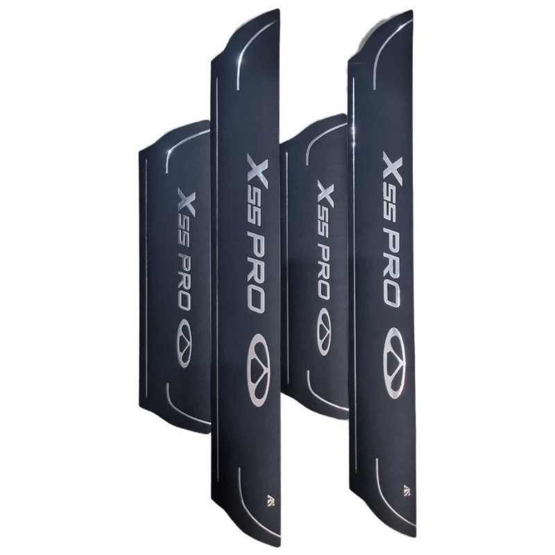 برچسب پارکابی خودرو امیران اسپرت طرح چرم کد 2025049 مناسب برای X55 PRO مجموعه 4 عددی