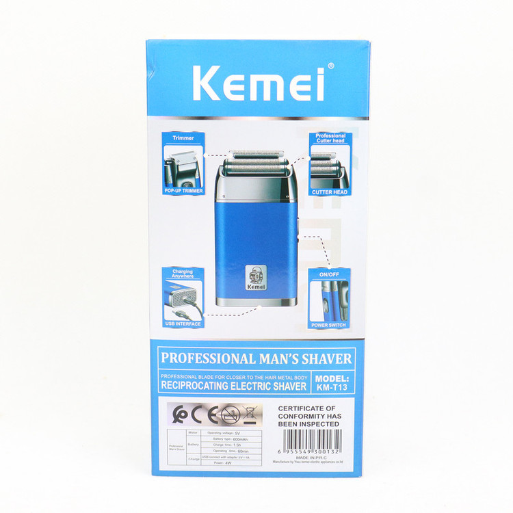 ماشین اصلاح موی صورت شارژی کیمی مدل KM-T13