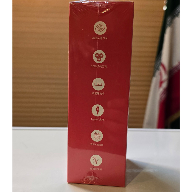 ماشین اصلاح موی صورت شارژی ان شن مدل Blackstone CN 2024 با تیغه کروم، اصلاح چرخشی، ضدآب، باقابلیت شارژ سریع با پورت تایپ C