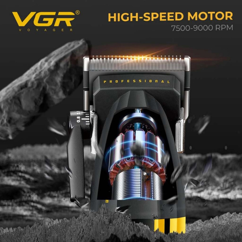 ماشین اصلاح موی سر و صورت شارژی وی جی ار مدل V-285