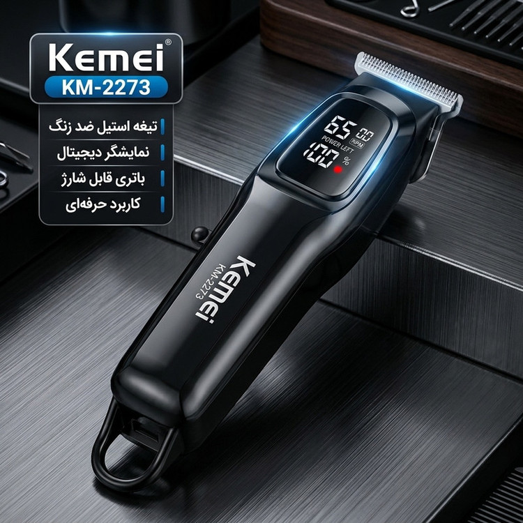 ماشین اصلاح موی سر و صورت کیمی مدل KM-2273
