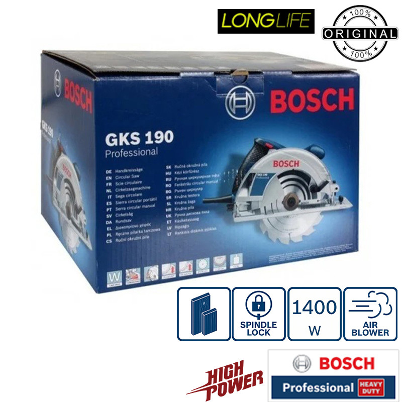 اره دیسکی بوش مدل فوق حرفه ای هوشمند کد GKS 190 Professional 1400W