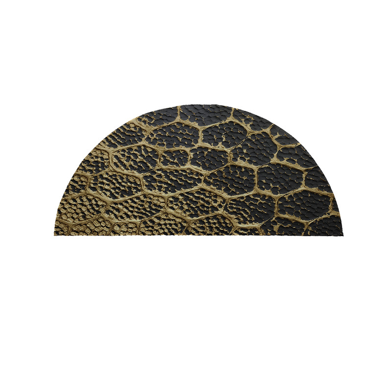 پادری مدل نیم دایره طرح کلاسیک کد 8775 سایز 90×45 سانتی متر