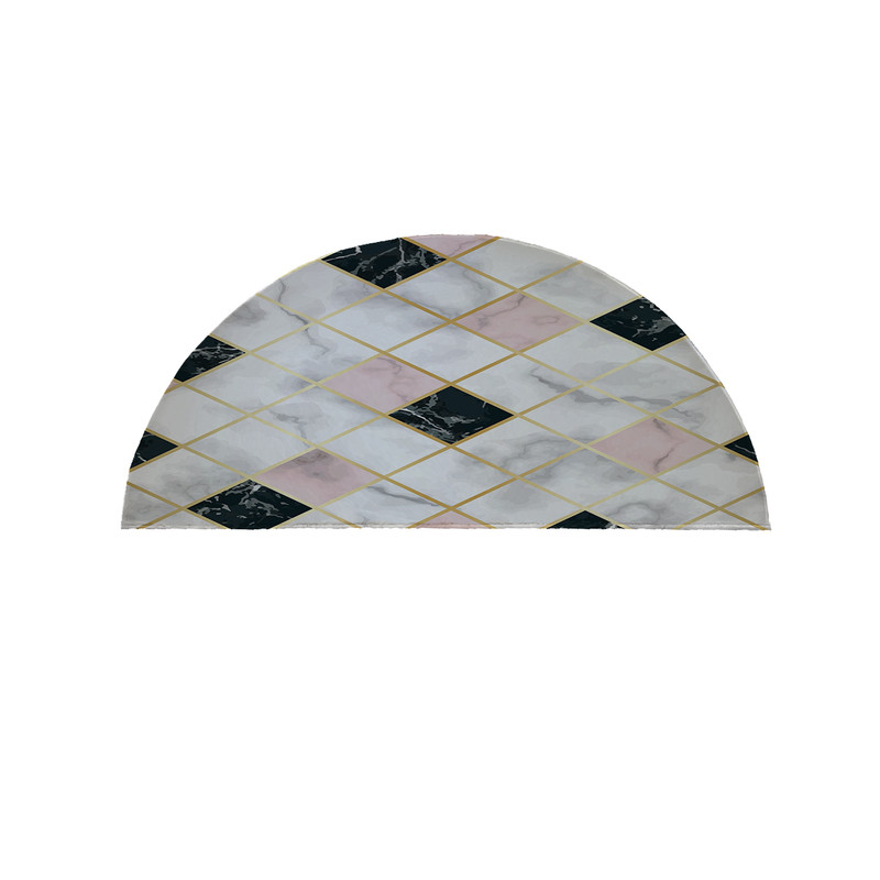 پادری مدل نیم دایره طرح کلاسیک کد 8633 سایز 90×45 سانتی متر