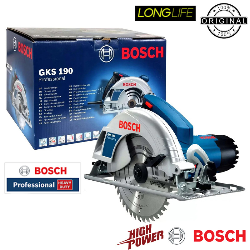 اره دیسکی بوش مدل فوق حرفه ای GKS 190 Professional