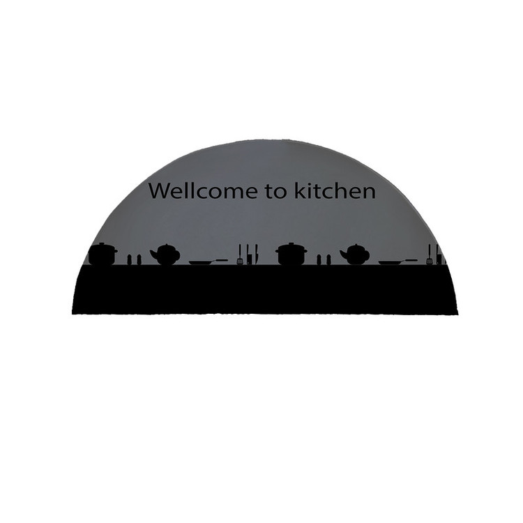 پادری مدل نیم دایره طرح Welcome کد 8322 سایز 90×45 سانتی متر