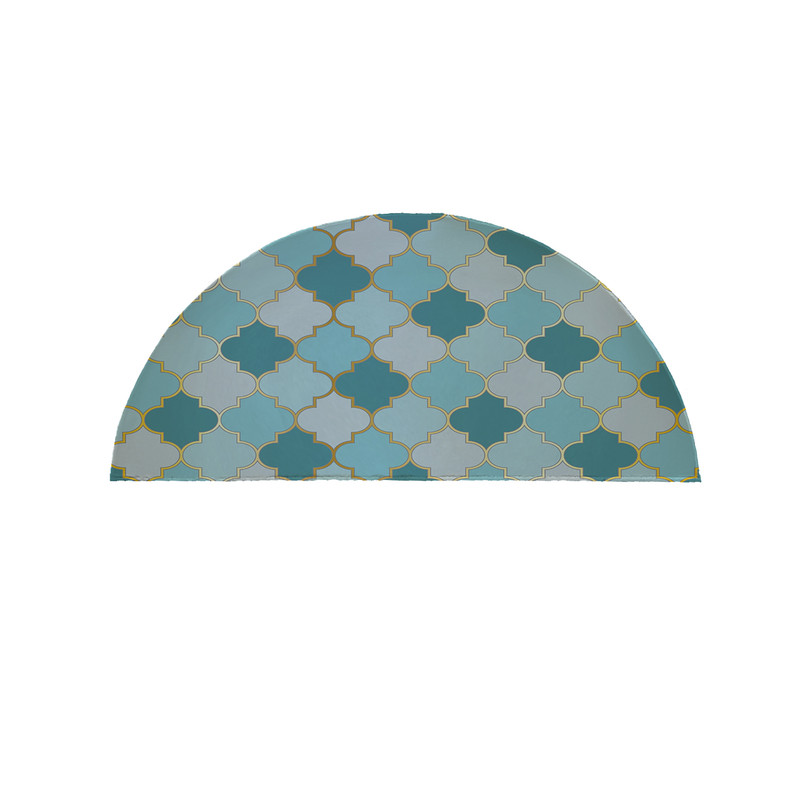 پادری مدل نیم دایره طرح کلاسیک کد 9199 سایز 90×45 سانتی متر