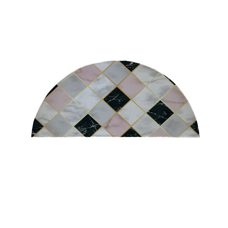 پادری مدل نیم دایره طرح کلاسیک کد 8615 سایز 90×45 سانتی متر