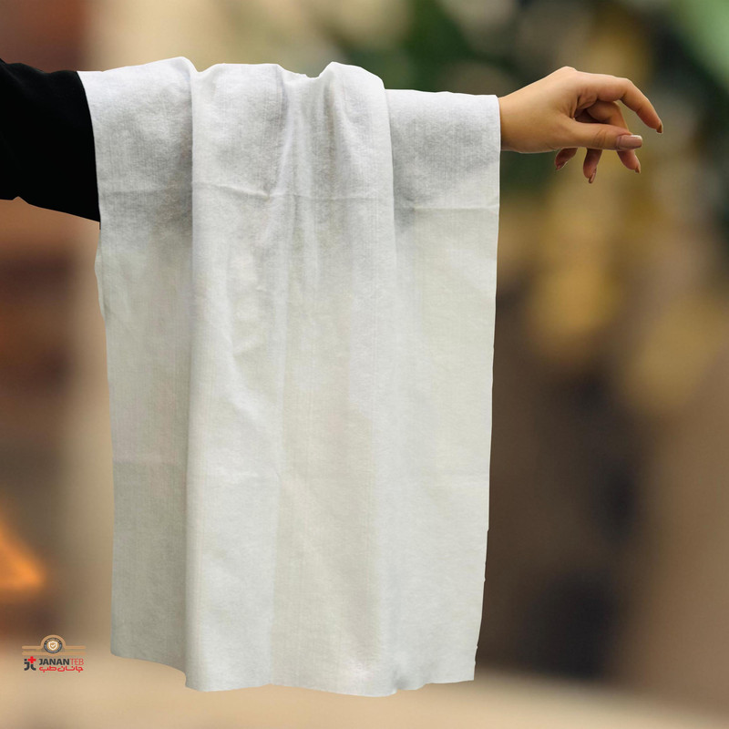 حوله یکبار مصرف جانان طب مدل jtqa540 چهار بسته 5 عددی