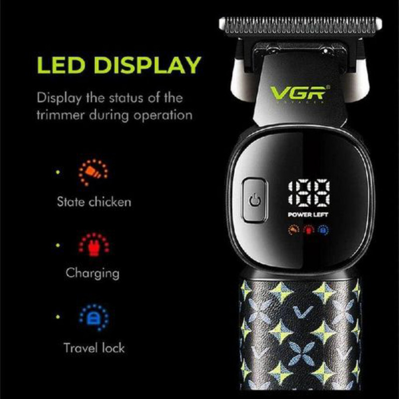 ماشین اصلاح موی سر و صورت شارژی وی جی ار مدل V-185