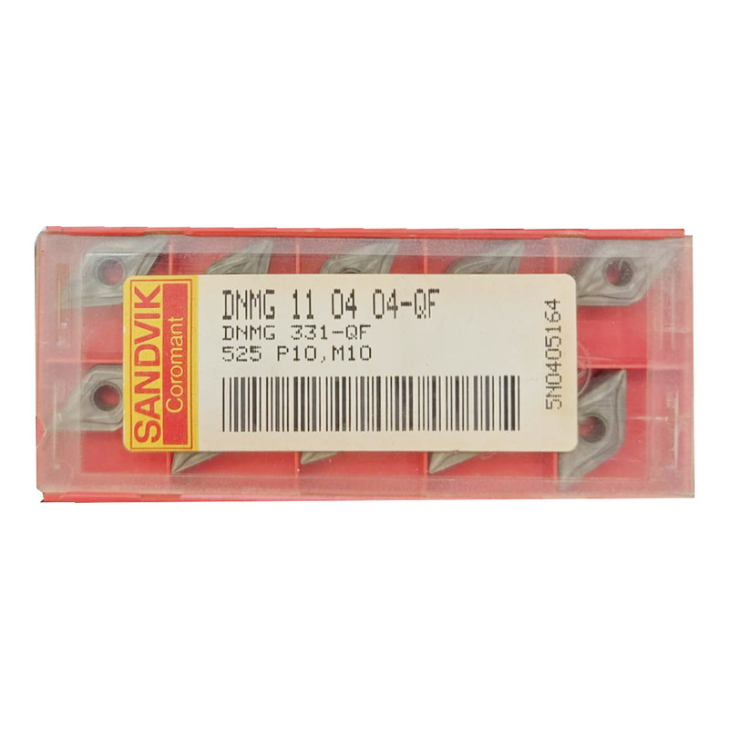 اینسرت سرمت سندویک مدل DNMG110404-QF کد 525 بسته 10 عددی