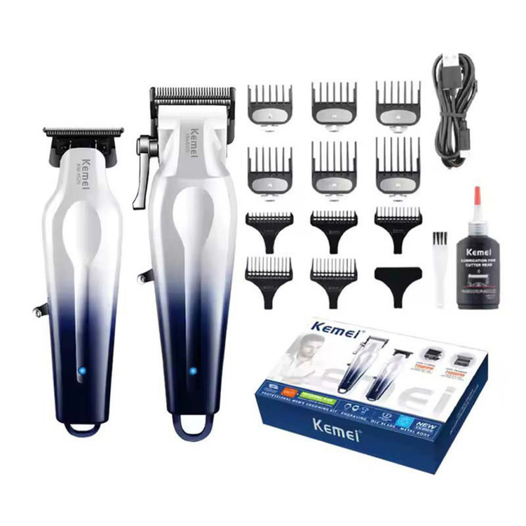ماشین اصلاح موی سر و صورت کیمی مدل km-8529 بسته 2 عددی