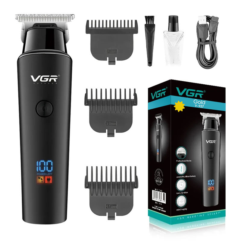 ماشین اصلاح موی سر و صورت شارژی وی جی ار مدل V-937(Gold)