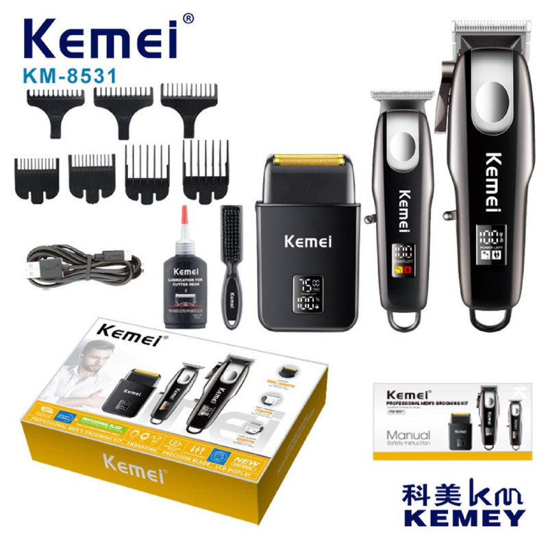 ماشین اصلاح موی سر و صورت شارژی کیمی مدل km-8531