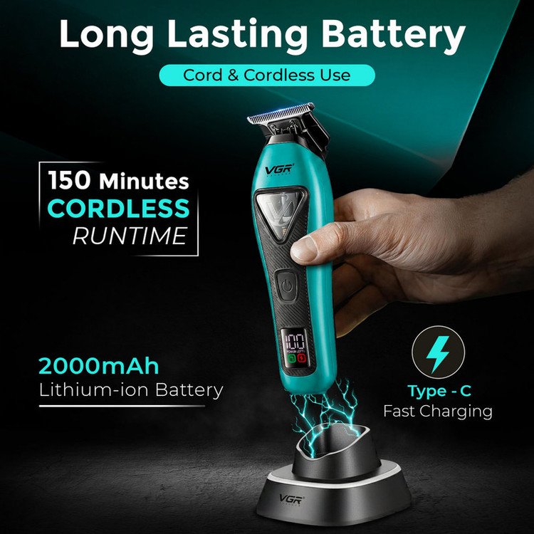 ماشین اصلاح موی سر و صورت شارژی وی جی ار مدل V-035T