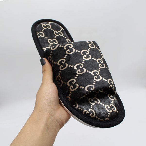 دمپایی حوله ای نیکتا مدل 10000-12 کد 1338-BK