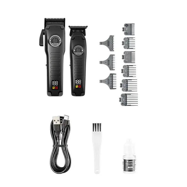 ماشین اصلاح موی سر و صورت کیمی مدل KM-1827 بسته 2 عددی
