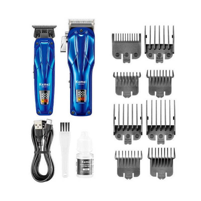 ماشین اصلاح موی سر و صورت کیمی مدل KM-2217 بسته 2 عددی