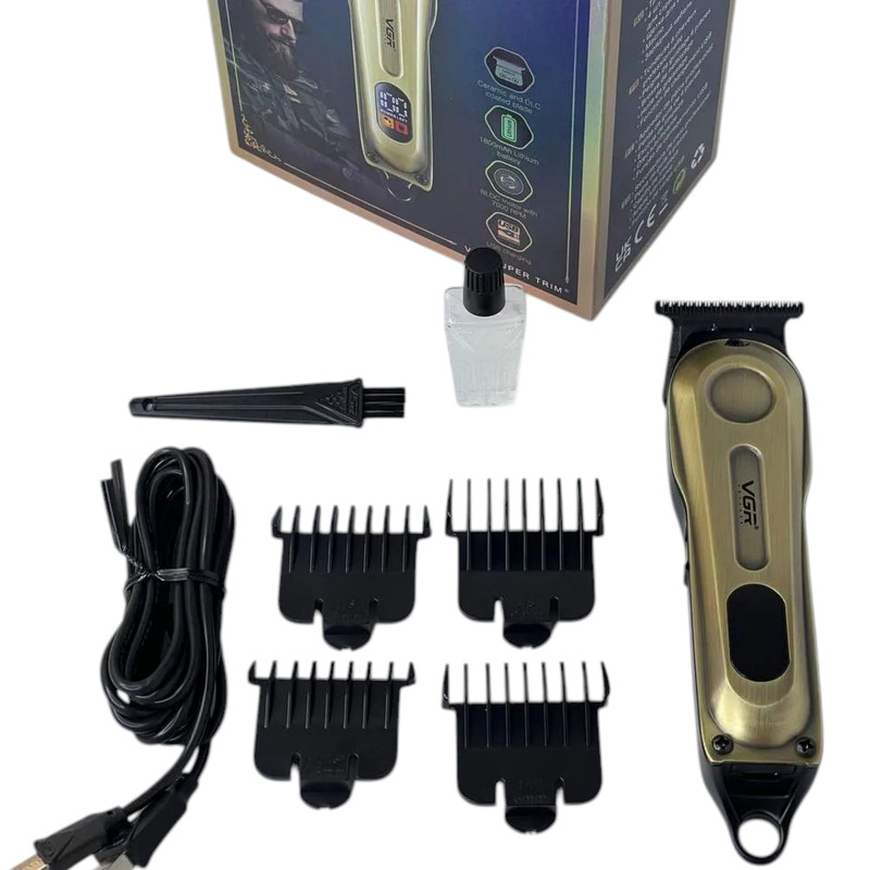 ماشین اصلاح موی سر و صورت شارژی وی جی ار مدل V-294