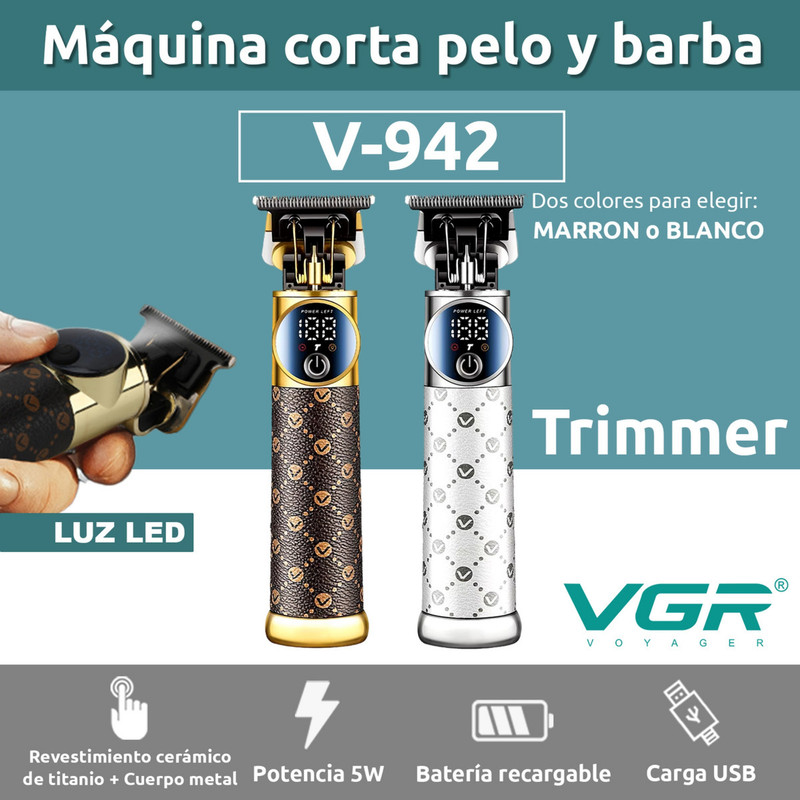 ماشین اصلاح موی سر و صورت وی جی ار مدل v-942