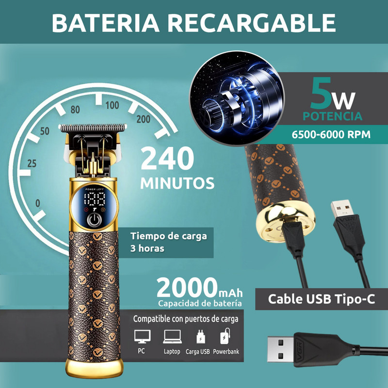 ماشین اصلاح موی سر و صورت وی جی ار مدل v-942