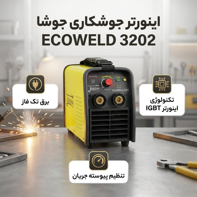 اینورتر جوشکاری جوشا مدل ECOWELD 3202