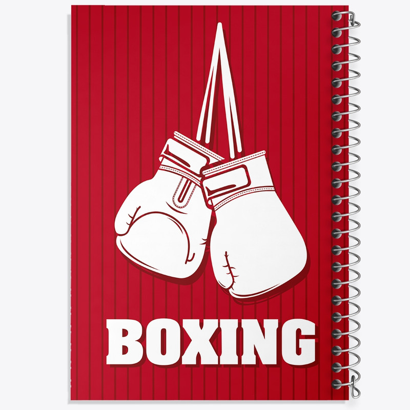 دفتر مشق 100 برگ خندالو طرح بوکس (Boxing) کد F1465