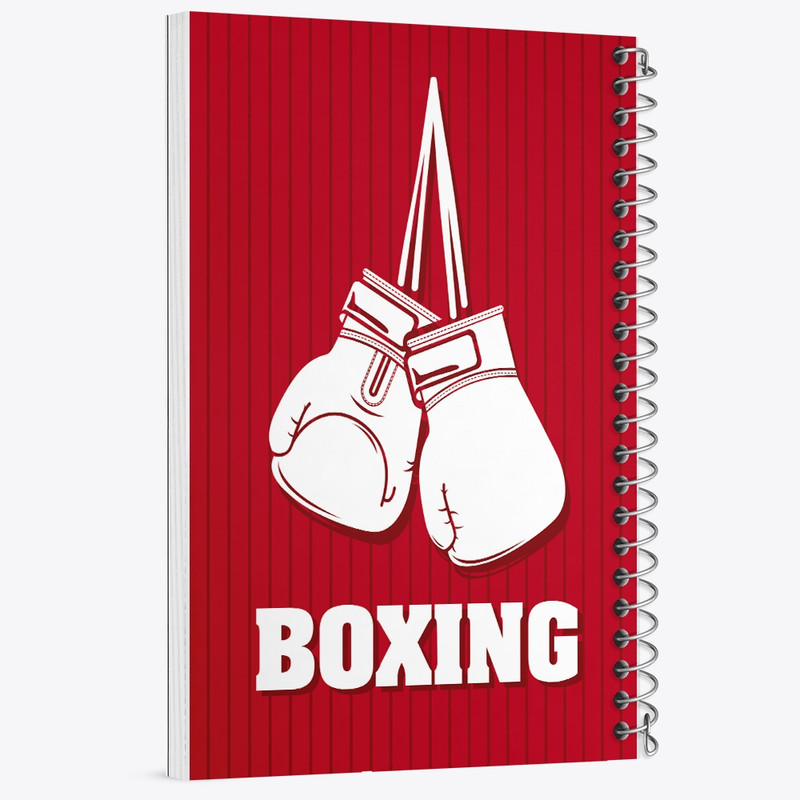 دفتر مشق 100 برگ خندالو طرح بوکس (Boxing) کد F1465