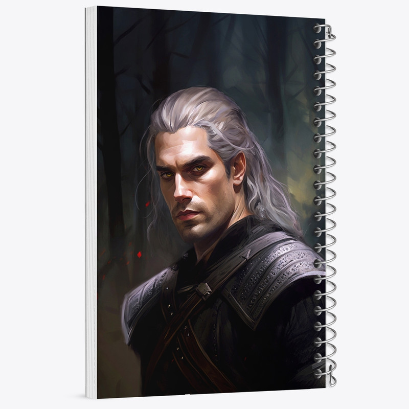 دفتر مشق 100 برگ خندالو طرح سریال ویچر (The Witcher) کد F873