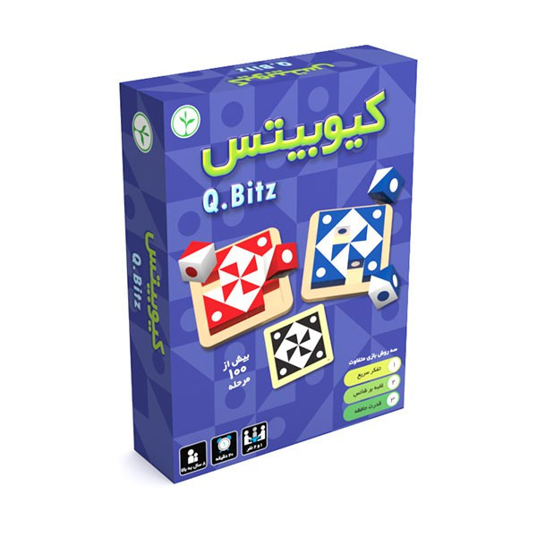 بازی فکری کیوبیتس مدل 7D با 32 مکعب پلاستیکی و 105 کارت معمایی، تقویت هوش فضایی، حافظه دیداری و سرعت عمل برای کودکان، نوجوانان و بزرگسالان، قابل بازی به صورت تکنفره و چندنفره