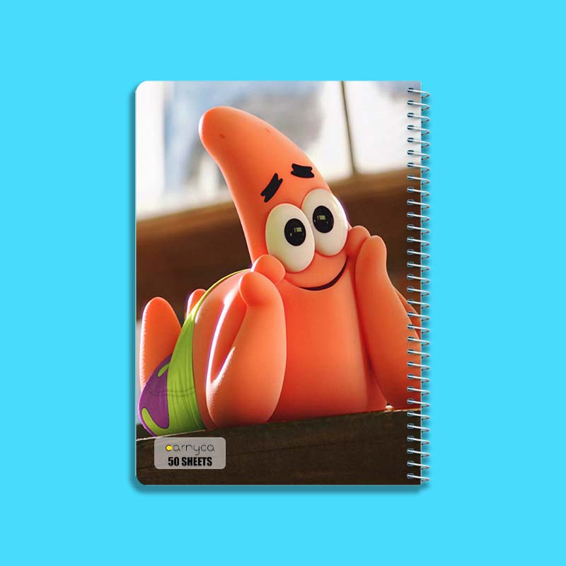 دفتر نقاشی 50 برگ کارنیکا طرح spong bob کد 73430 مجموعه 4 عددی
