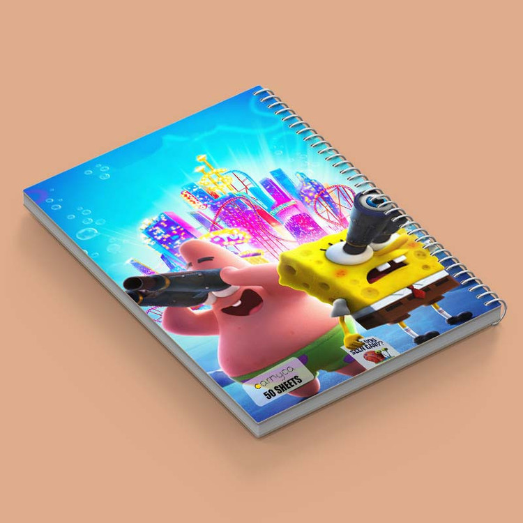 دفتر نقاشی 50 برگ کارنیکا طرح spong bob کد 73430 مجموعه 4 عددی