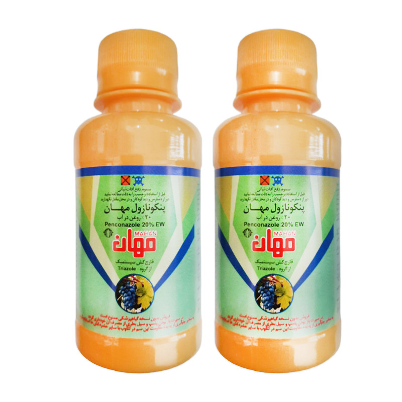 سم قارچ کش پنکونازول مهان مدل توپاس حجم 100 میلی لیتر مجموعه 2 عددی