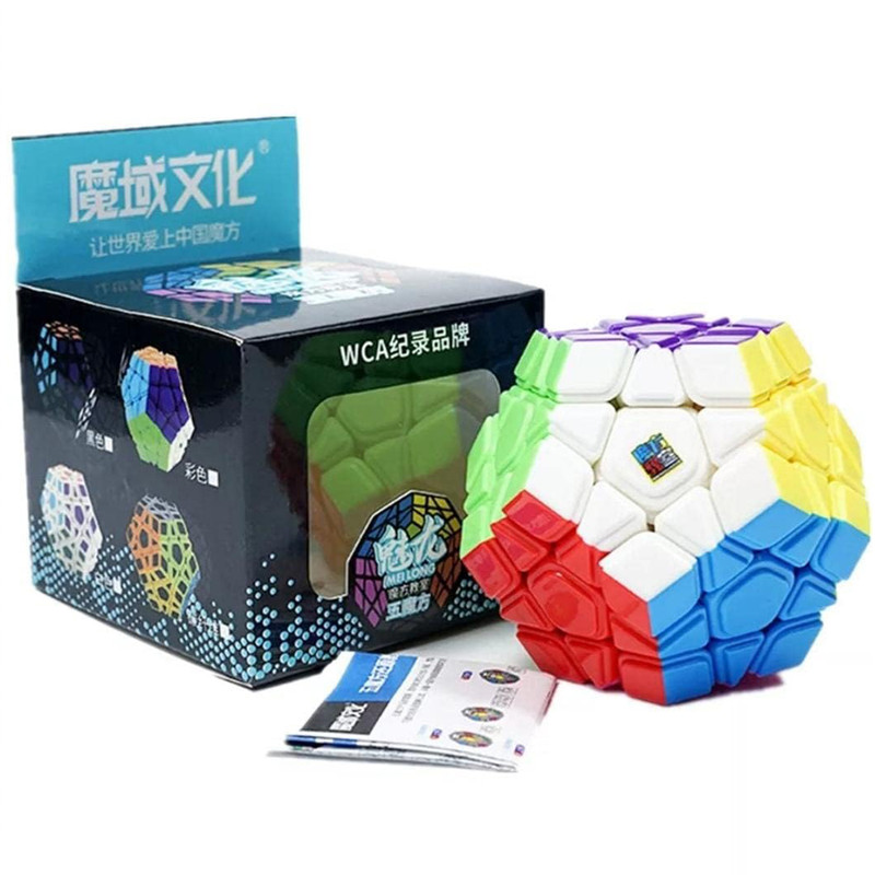 روبیک دوازدهوجهی حرفهای موفنگ جیااوشی مدل مگامینکس مویو میلانگ 3×3 MoYu MeiLong Megaminx نسخه برجسته با رنگهای هایلایتشده، گردش نرم و ساختار پایدار برای چالش ذهنی پیشرفته
