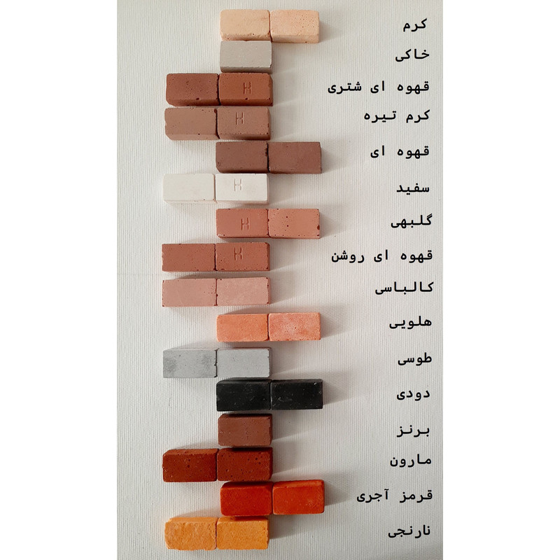 ساختنی مدل آجر مینیاتوری کد Cube 002 بسته 120 عددی