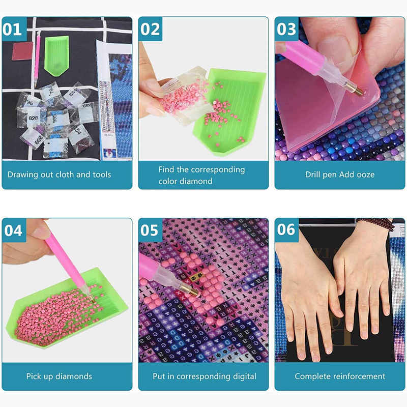 بازی آموزشی سمید مدل ساخت تابلو نقاشی الماسی طرح لبوبو 20×20