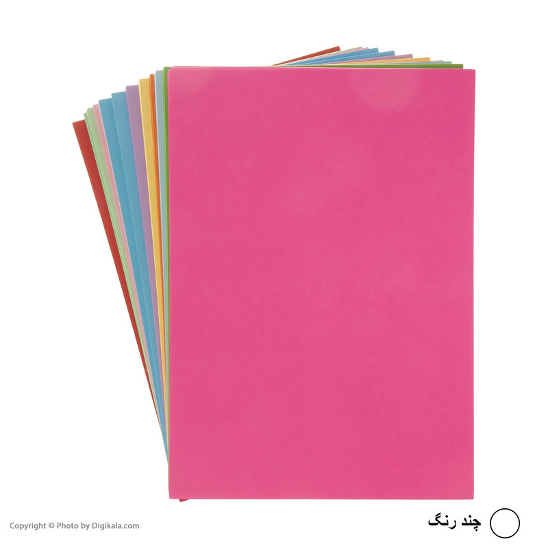 کاغذ رنگی A4 کپی مکس کد 2414 بسته 500 عددی