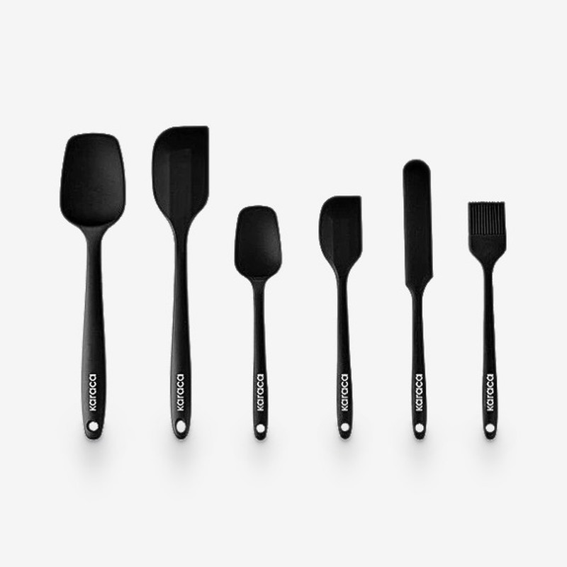 سرویس کفگیر سیلیکونی 6 پارچه کاراجا مدل Lively