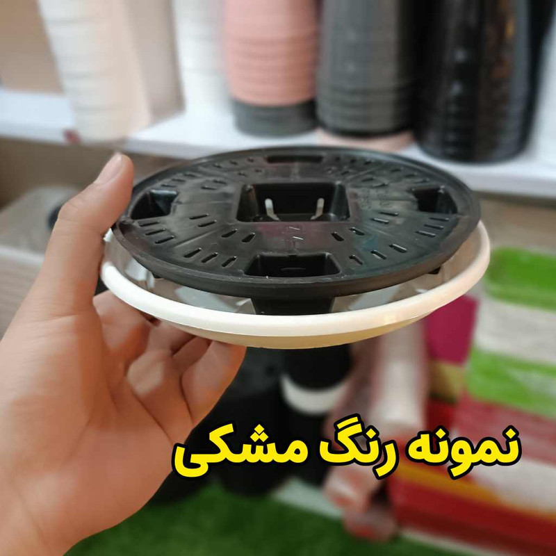زیرگلدانی مدل زهکش دار کد 21 بسته 2عددی
