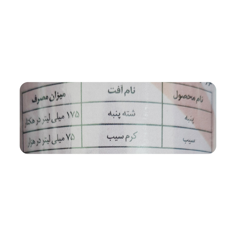 حشره کش سایپرمترین مهان مدل Indain حجم 0.5 لیتر