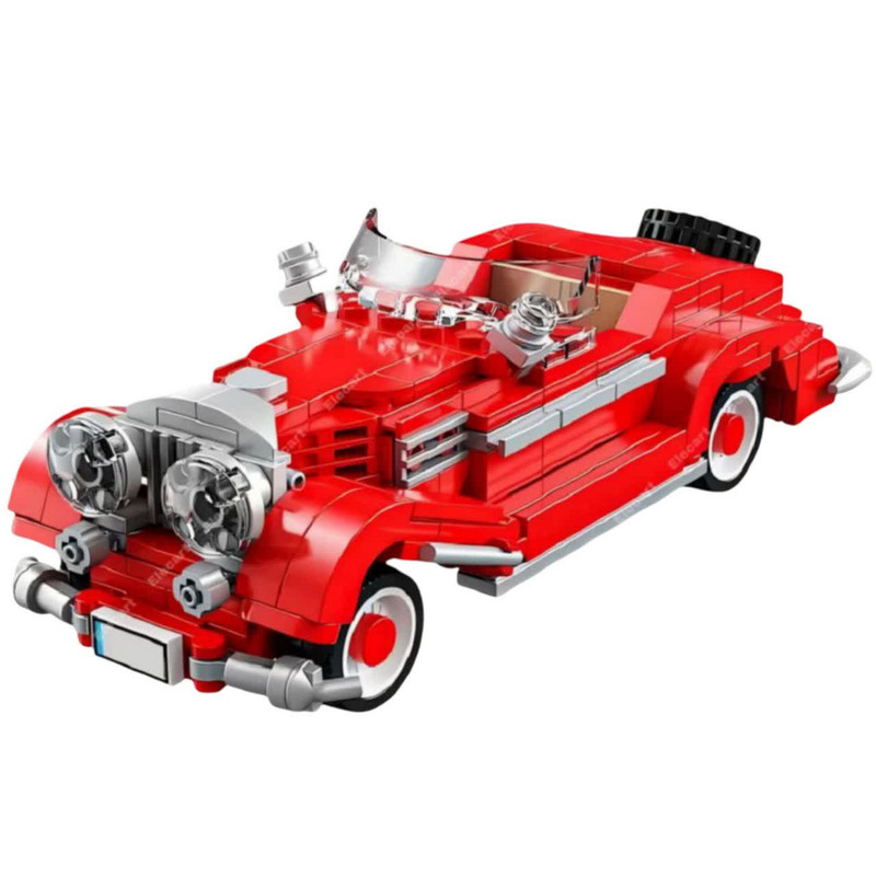 ساختنی 334 تکه ناب سل مدل شورلت بل ایرکلاسیک اسپرت CHEVEROlET BEL AIR BUILDING BLOCKS SPORT CAR BLK 334 PCS T1099