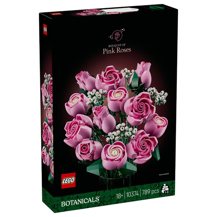 لگو 789 تکه سری بتانیکال مدل Bouquet of Pink Roses کد 10374