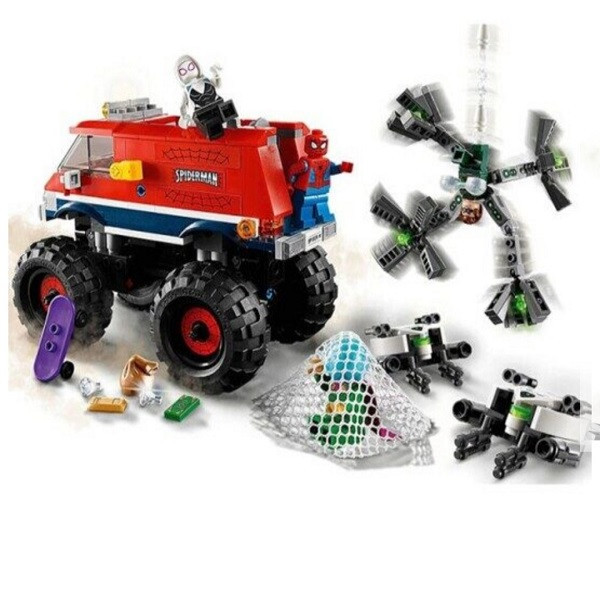 ساختنی طرح کامیون مردعنکبوتی مدل SPIDER HERO کد 11637